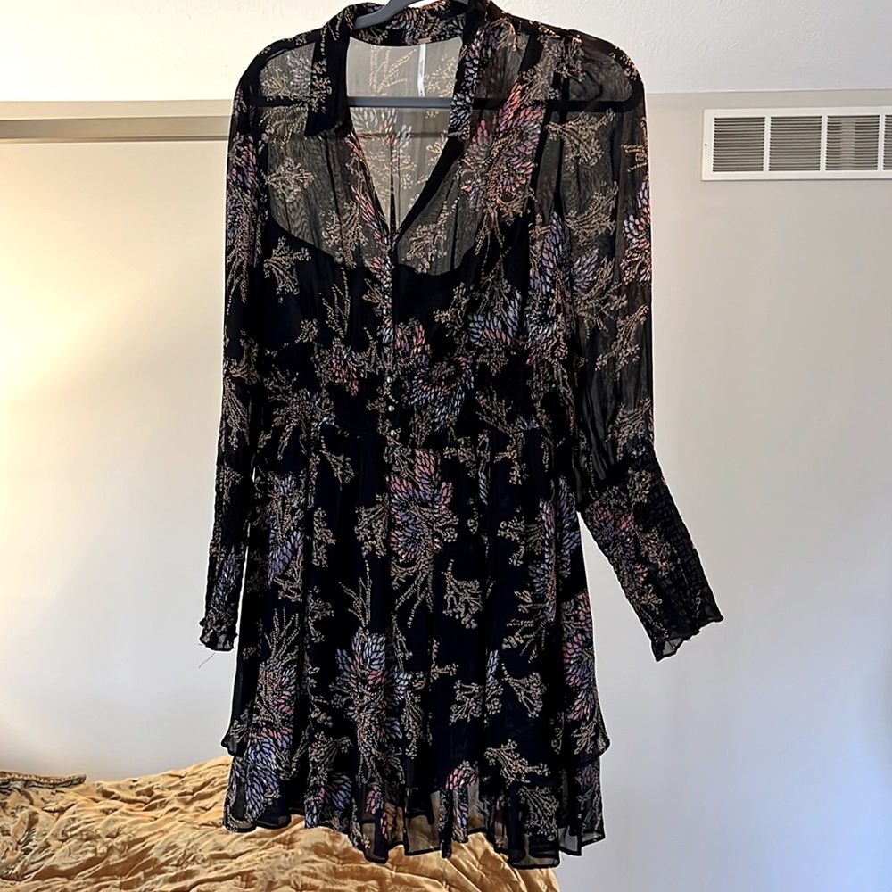 Beautiful free people tunic/dress sz M